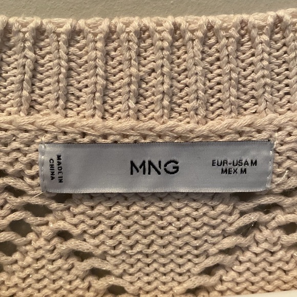 ✨LIKE NEW✨ Mango Aleta Cotton cropped openwork sweater - Picture 9 of 15